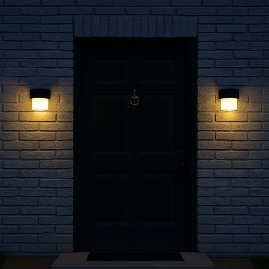 MIRA kültéri LED fali lámpa, 1 fényforrás, meleg fény, fekete kültéri fali lámpa Alapértelmezett cím Alessandro Design