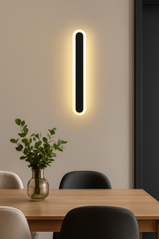 Vigyen fel Suha külső LED -t, 90 cm hosszúságot, 13W, IP65, fém, lineáris, fekete