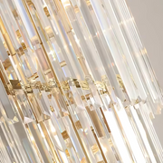 Crystal Chandelier Blois Ascendere E14, 60 cm átmérőjű, arany, állítható magasság