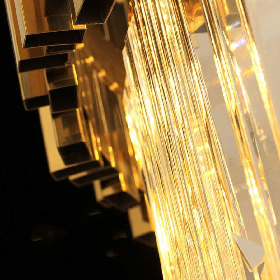 Magno Balmoral Crystal Chandelier, 9x E14, 60 cm átmérőjű, arany, állítható magasság