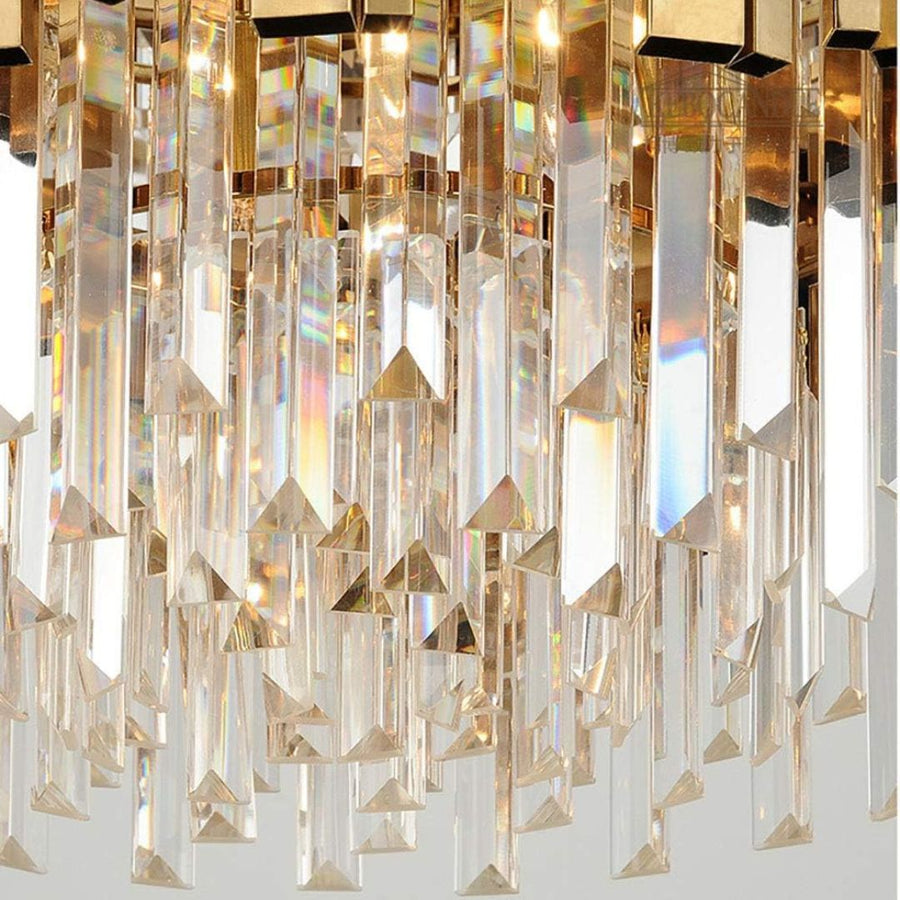 Magno Balmoral Crystal Chandelier, 9x E14, 60 cm átmérőjű, arany, állítható magasság