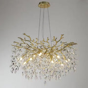 Crystal Chandelier Waltz Rhapsody, 9x G9, arany, 60 cm, állítható magasság