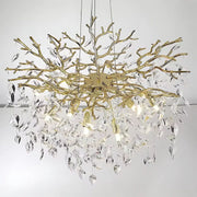 Crystal Chandelier Waltz Rhapsody, 9x G9, arany, 60 cm, állítható magasság