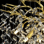 Crystal Chandelier Waltz Rhapsody, 9x G9, arany, 60 cm, állítható magasság