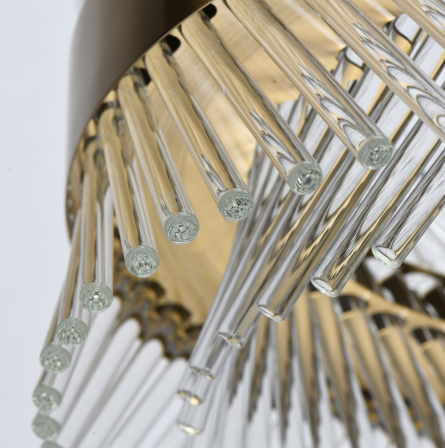 Crystal Chandelier Alhambra Noble, LED, 78W, 40 cm átmérőjű, meleg/hideg/semleges fény, instabil, állítható magasság, arany