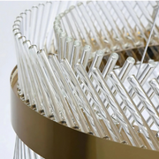 Supremo Alhambra Crystal Chandelier, LED, 160W, 80 cm átmérőjű, meleg/hideg/semleges fény, instabil, állítható magasság, arany