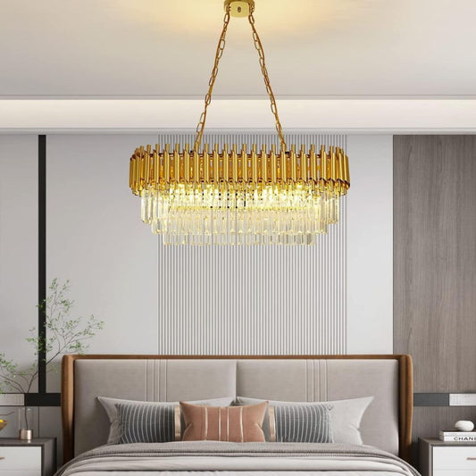 Crystal Chandelier Versailles regalis 10xe14, 80 cm átmérőjű, arany, állítható magasság
