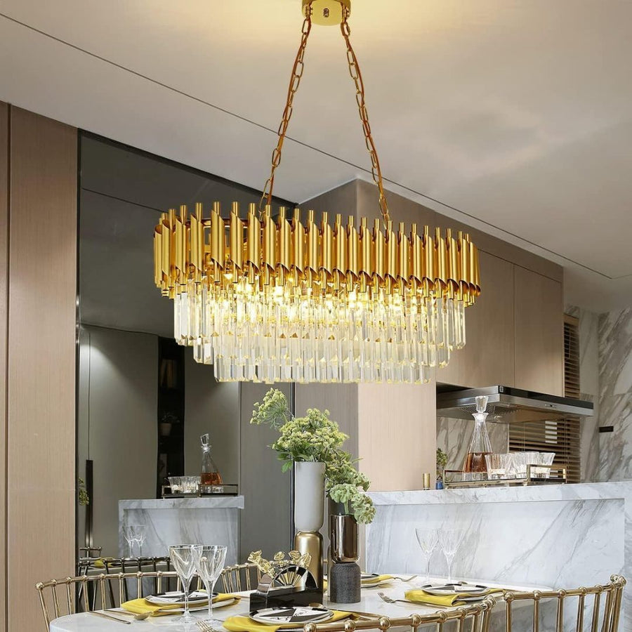 Crystal Chandelier Versailles regalis 10xe14, 80 cm átmérőjű, arany, állítható magasság