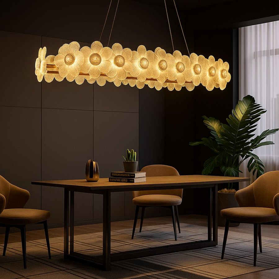 Cristal Chandelier Cadenza Allegro, 20x E14, állítható magasság, arany