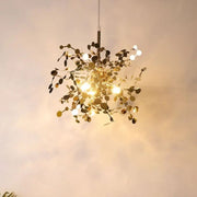 Modern csillár, Capricio Allegro, 2XE14, 40 cm átmérőjű, arany, állítható magasság