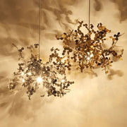 Modern csillár, Capricio Allegro, 2XE14, 40 cm átmérőjű, arany, állítható magasság
