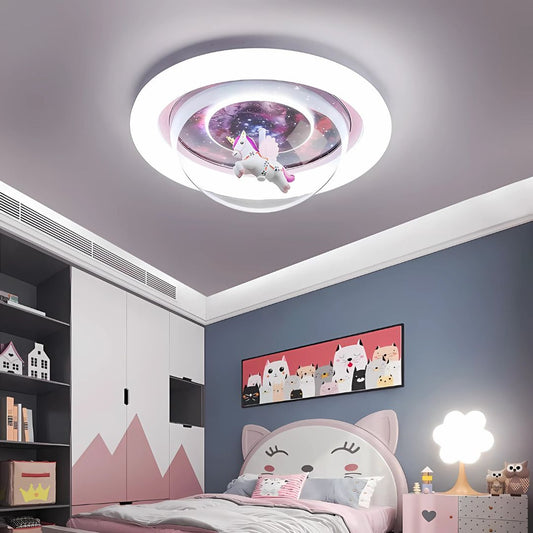 LED LED Unicorn, 104W, hideg/forró/semleges fény, rózsaszín