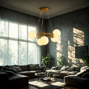 Roberto Chandelier, 5x G9, arany, fém, állítható magasság