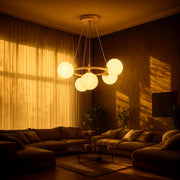 Roberto Chandelier, 5x G9, arany, fém, állítható magasság