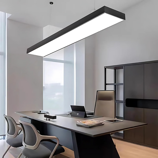 LED függő csillár DARIN, 23W, állítható magasságú, hideg fény, fekete