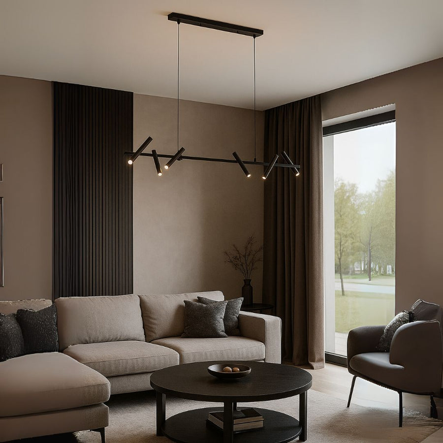 LED -vágy Harman távirányítóval, 23W, 6 forrás, semleges fény, fekete