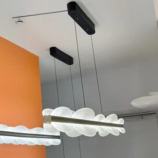 LED -csillár felfüggesztette a 36W -os izotta távirányítót, hideg/forró/semleges fényt, instabil, állítható magasságú, fekete