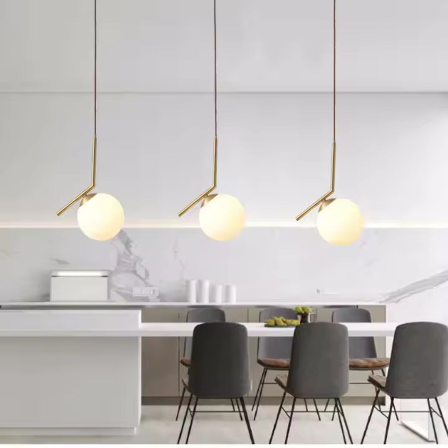 LOFT Haven csillár, 1x E27, aranyfehér, fém, állítható magasságú, modern