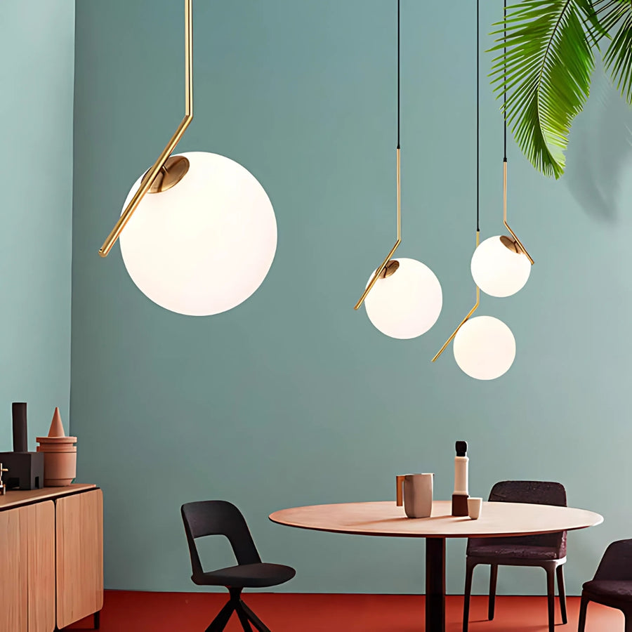 LOFT Haven csillár, 1x E27, aranyfehér, fém, állítható magasságú, modern