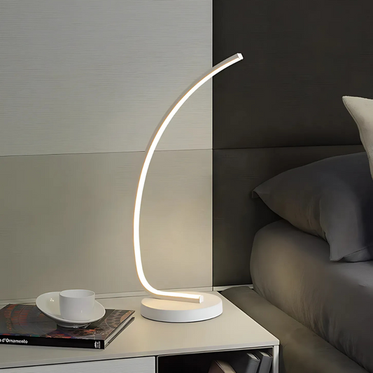 Nemesis LED lámpa, 10W, hideg/forró/semleges fény, fém és akril, fehér