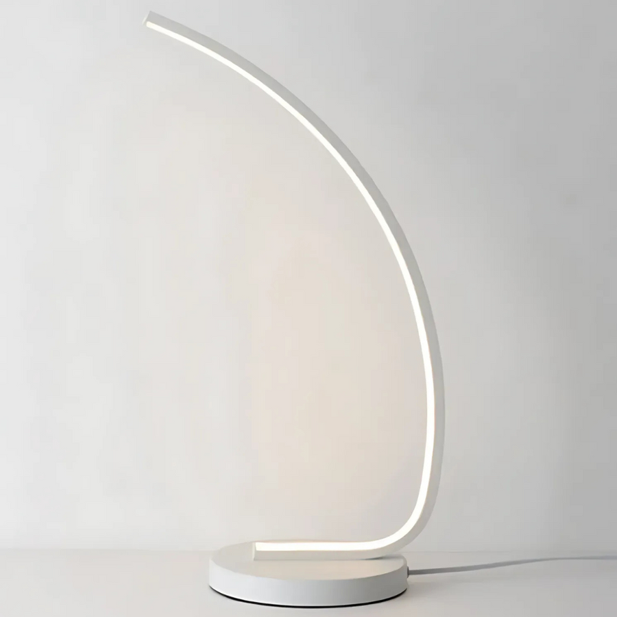 Nemesis LED lámpa, 10W, hideg/forró/semleges fény, fém és akril, fehér