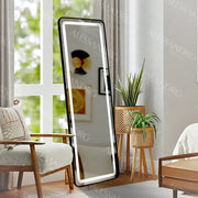 Téglalap alakú LED -tükör, 45x140cm, Marcello Touch, öltözködés couture