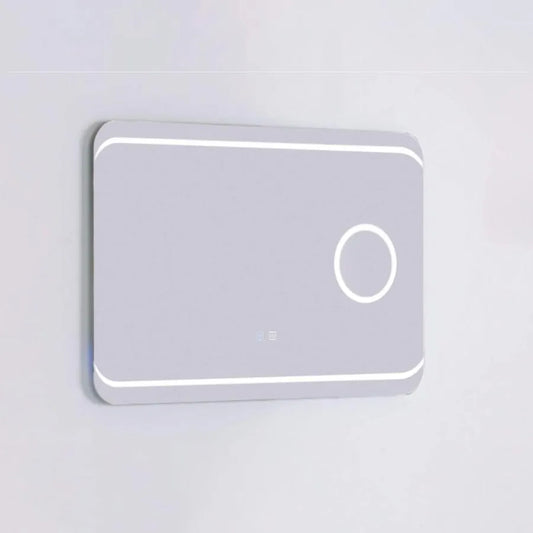 Téglalap alakú LED -tükör, 80x60cm, Stella Touch, Leírásító rendszer