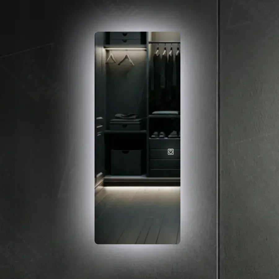 Téglalap alakú LED tükör 60x150cm Marcello Touch öltözködés Quarzo