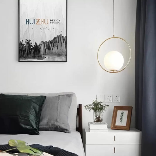 LOFT Haven csillár, 1x E27, fehérarany, fém, állítható magasságú