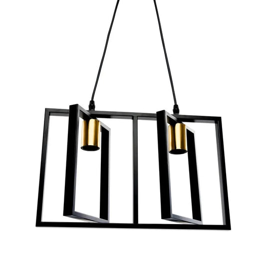 Pendul Patrisi 2x E27 fekete