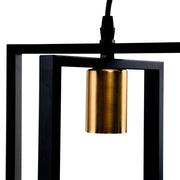 Pendul Patrisi 2x E27 fekete