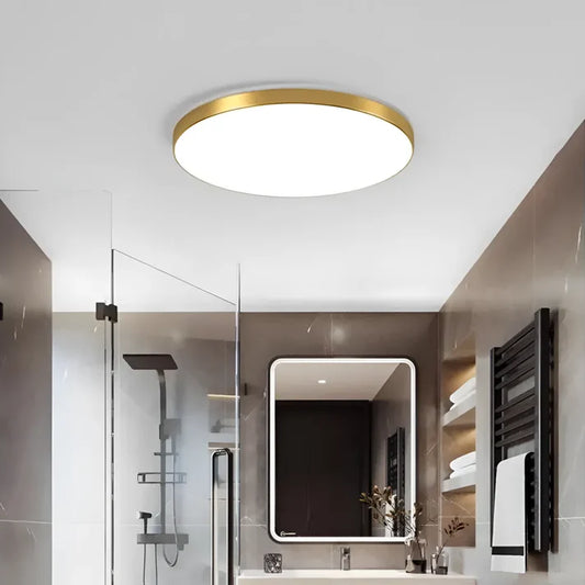 SOLIS LED mennyezeti lámpa 27cm 20W Cold Light Gold