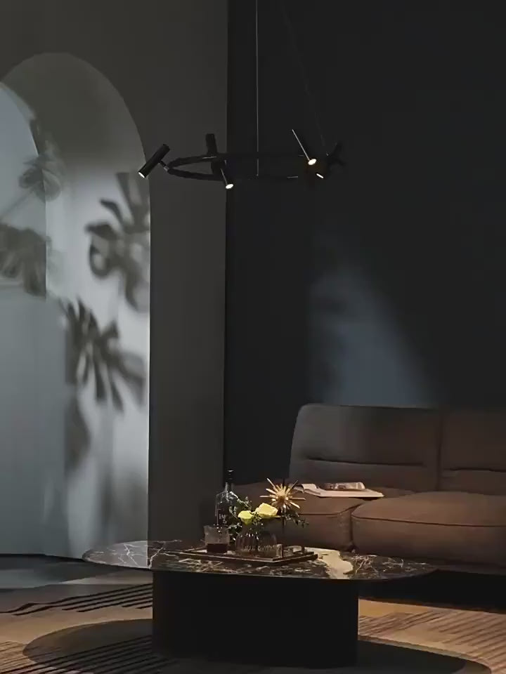 LED -vágy Harman távirányítóval, 29W, 8 forrás, semleges fény, fekete
