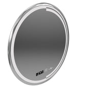 Kerek LED -tükör, 60 cm, MotionGlow érzékelő Consuel Marcello, helyettes rendszer, óra és hőmérő, dimálható