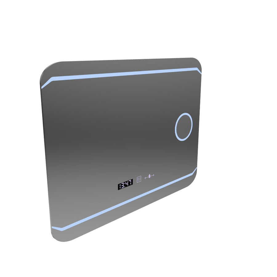 Téglalap alakú LED -tükör, 80x60 cm, Motionglow Marcello Stile