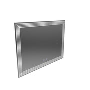 Téglalap alakú LED -tükör, eltorzítás, 60x80cm, Adis Basic Touch
