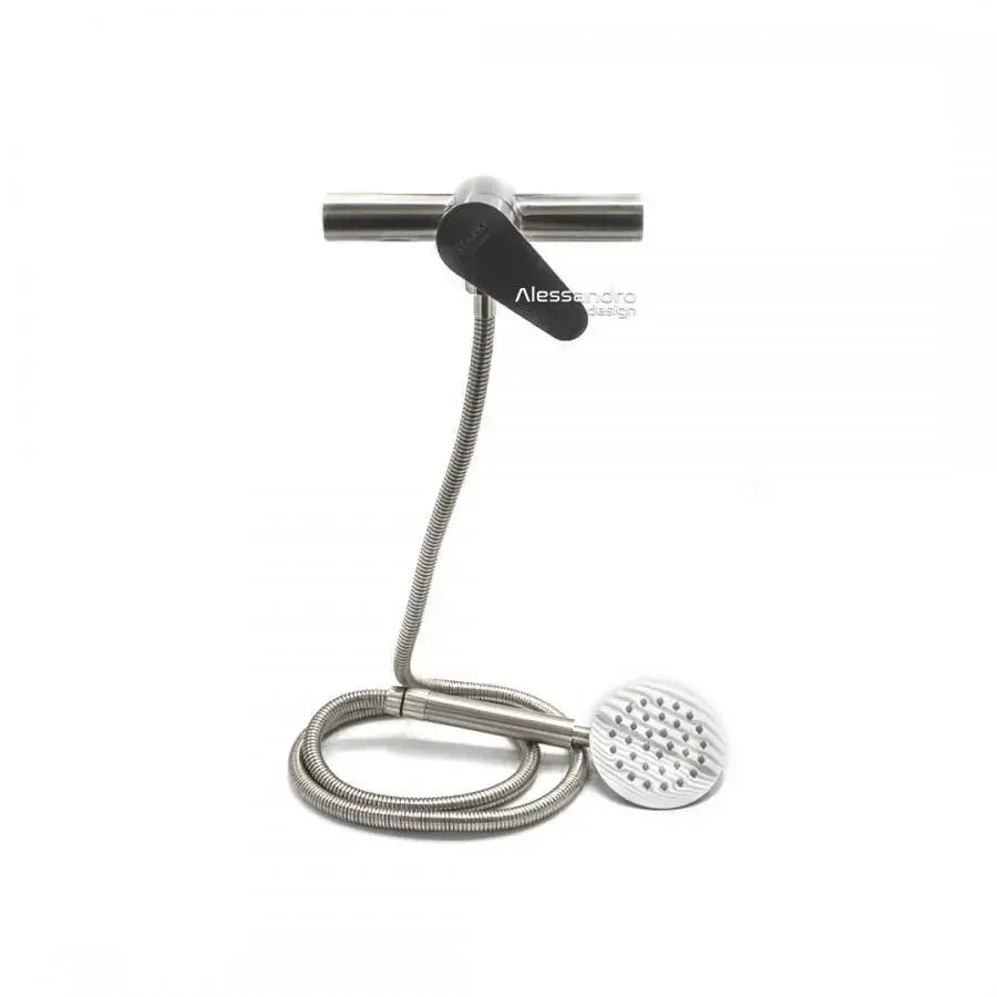 Akkumulátor és tömlőkészlet, rozsdamentes acél 304, szatén, ly011