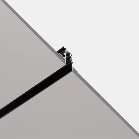 Megnövekedett sín a mágneses projektorok számára, 1m, fekete