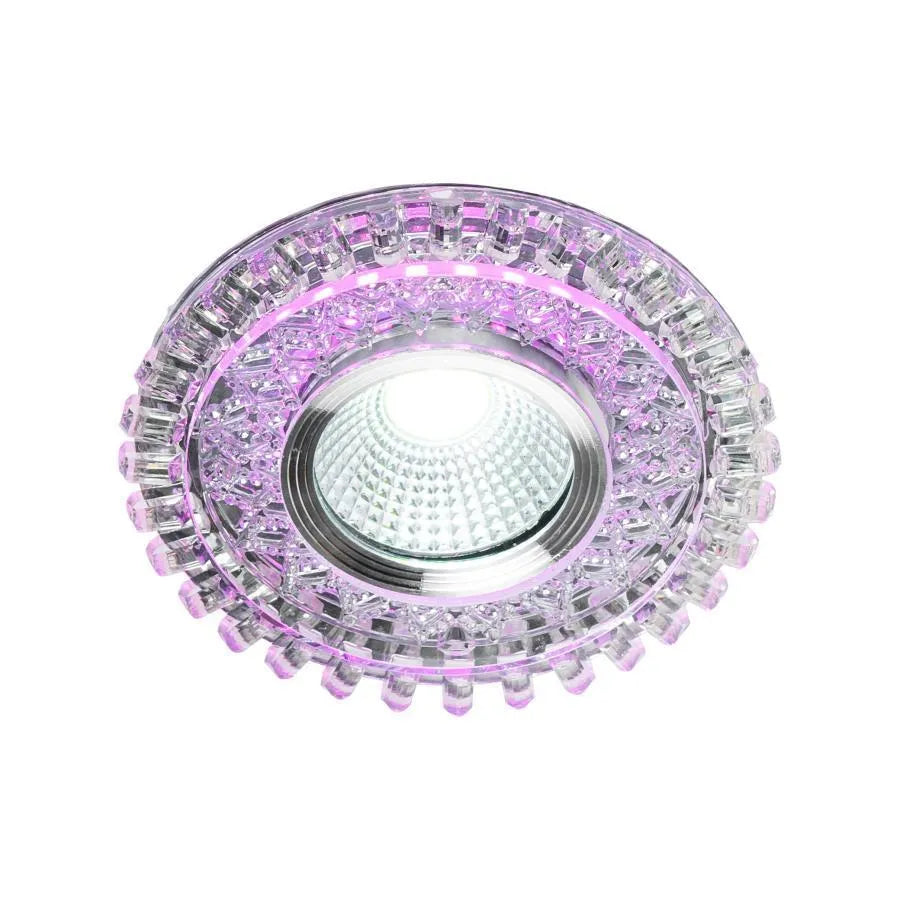 LED -folt, 5W, kerek, 6000K, lila fény
