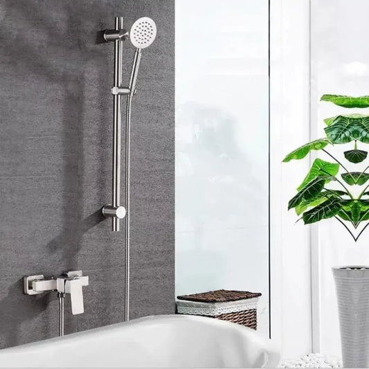 Támogatás para zuhany, rozsdamentes acél 304, szatén, pj009