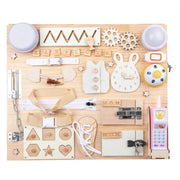 Montessori multufctionális oktatási mágneses asztal szerelmekkel, 8 carioci, fa és műanyag