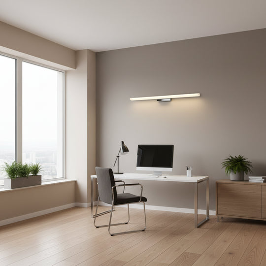 LED fali lámpa, COMO, 7W, lineáris, meleg/semleges/hideg fény, króm beltéri fali lámpa Alapértelmezett cím Alessandro Design