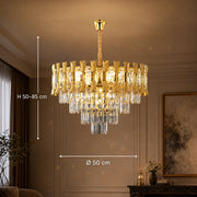 HAMPTON Elegance kristálycsillár 8x E14, átmérő 49 cm, fényes arany, állítható magasságú - 01_CC8926-500GDT.png