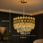 Candelabru Cristal PIERREFONDS Eleganza 8x E14, Diametru 48.5cm, Auriu Lucios, Inaltime Reglabila - 01_CC8942-500.png