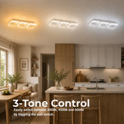 LED csillár VERTEX 34W, 3 négyzet, lineáris, hideg/meleg/semleges fény, fehér - 01_LL770-3WH.png