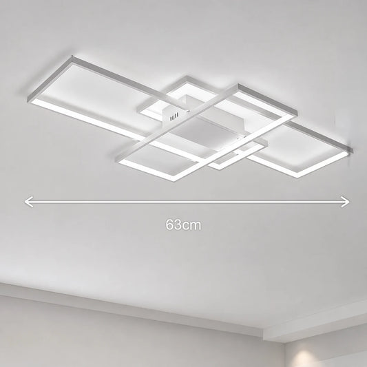 Lustra LED cu telecomanda LANDYN 78W, lumina Rece/Calda/Neutra, Dimabila, Alb - 01_LT500-3WH.png