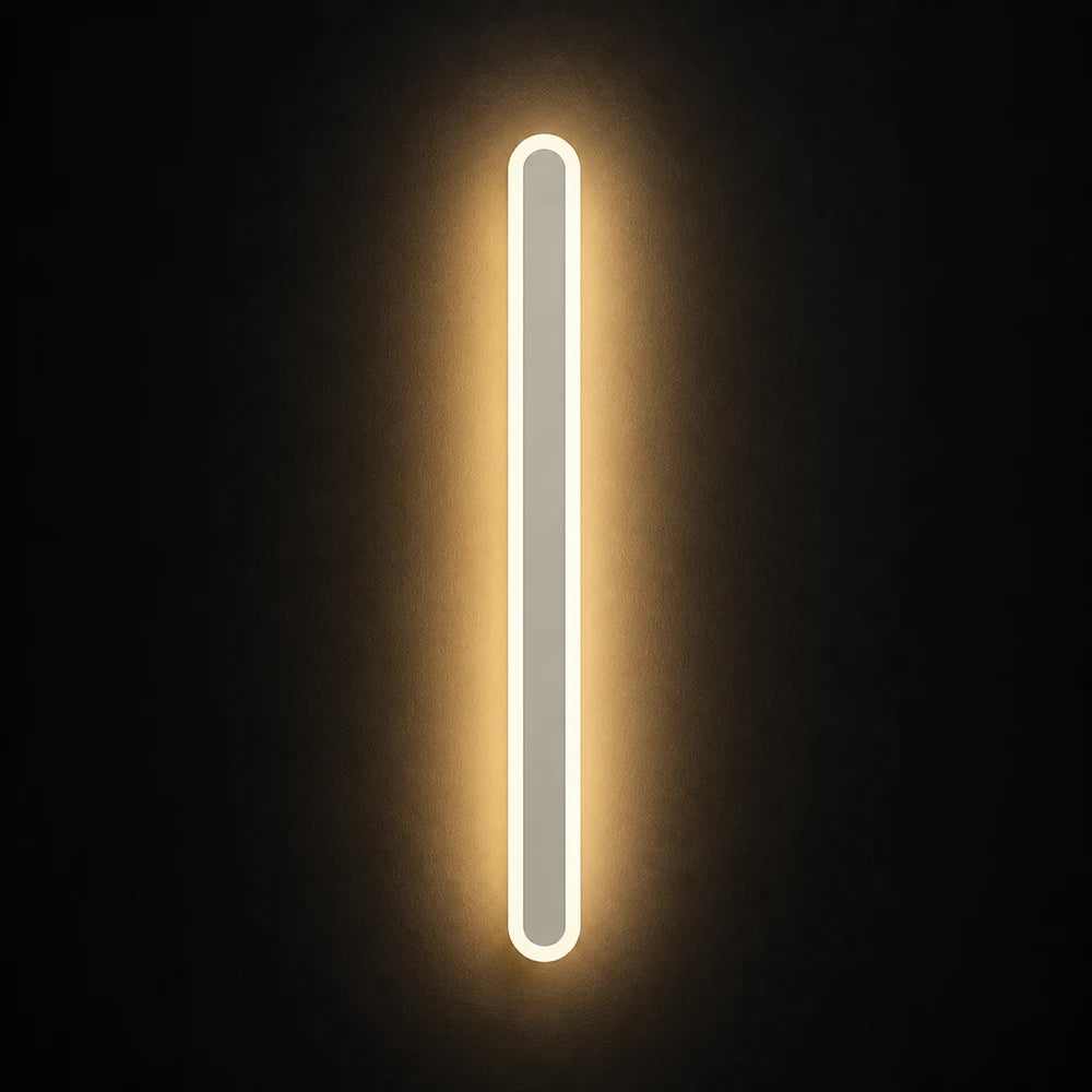 SUHA kültéri LED fali lámpa, hossz 60cm, 8W, IP65, fém, lineáris, fehér - 02_AX201-600WH.png