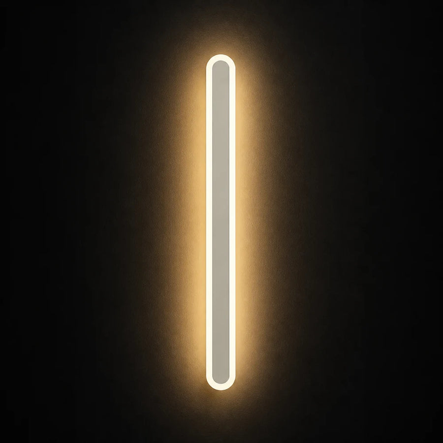SUHA kültéri LED fali lámpa, hossz 60cm, 8W, IP65, fém, lineáris, fehér - 02_AX201-600WH.png