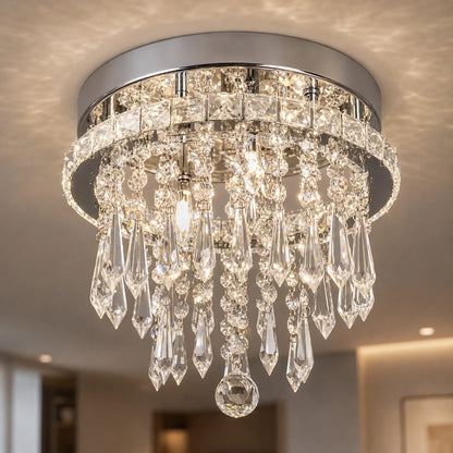 Candelabru LED Alberico Rotund, 17W, Lumina Rece/Calda/Neutra, Cristal, Crom Lucios - 02_LL010.png