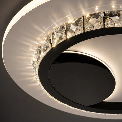 Lustra LED cu cristal ARIELLA 39W, Rotunda, Lumina Rece/Calda/Neutra, Negru - 02_LL602BK.png